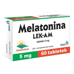 Melatonina LEK-AM 5 mg 60 tabletek