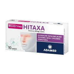 Bilastyna Hitaxa 20 mg 20 tabletek – na objawy alergii i pokrzywkę