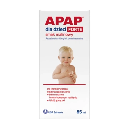 Apap Forte malinowy 85 ml
