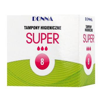 Tampony higieniczne DONNA Super 8 sztuk