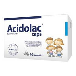 Acidolac caps x 20 kaps.