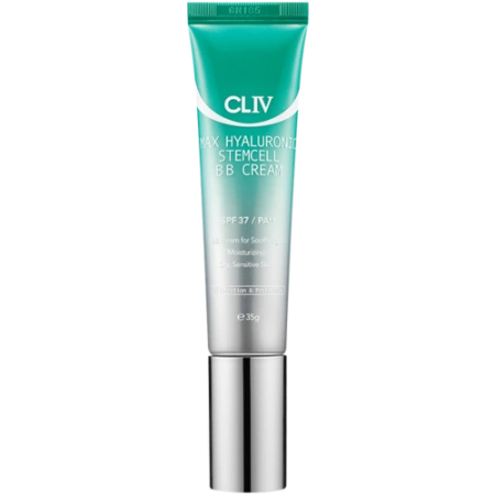 Cliv Max Hyaluronic Stemcell krem BB do twarzy – nawilżenie, ujędrnienie i ochrona przeciwsłoneczna 35 g