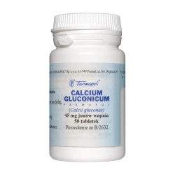 Calcium gluconicum 50 tabletek