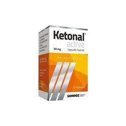 Ketonal Active 50mg x 20 kaps.