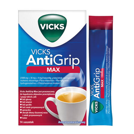 Vicks AntiGrip Max 14 saszetek