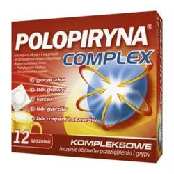 Polopiryna Complex 12 saszetek z proszkiem do sporządzania roztworu doustnego