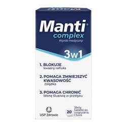Manti Complex 20 tabletek do gryzienia i żucia