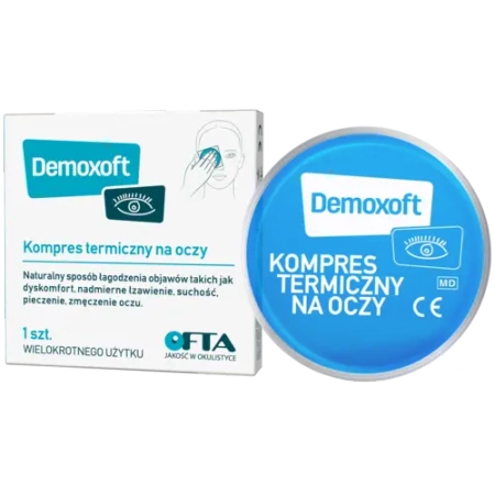 Demoxoft Kompres termiczny na oczy – wyrób medyczny do terapii ciepłem 1 sztuka