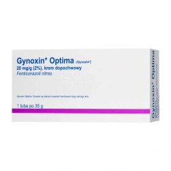 Gynoxin Optima 2% 35 g- krem dopochwowy na grzybicę i zakażenia intymne