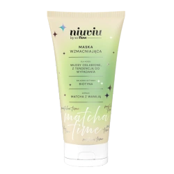 Niuviu By So!flow Matcha Time Maska do włosów nawilżająco-wzmacniająca z biotyną i matchą 200 ml