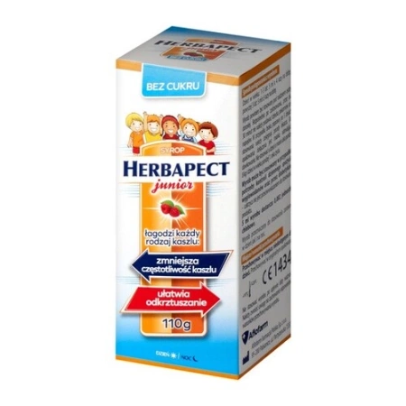 Herbapect Junior bez cukru syrop 110 g