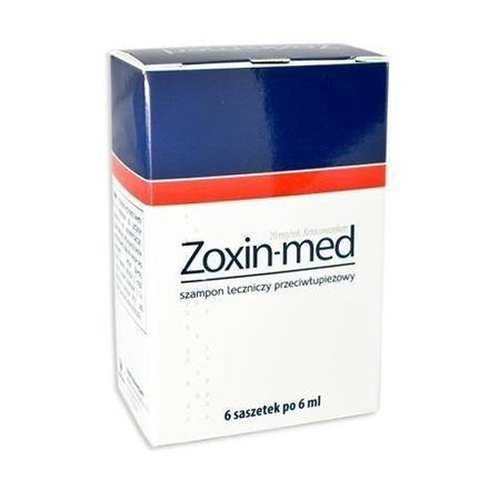 Zoxin-med szampon. 6 x 6 sasz.