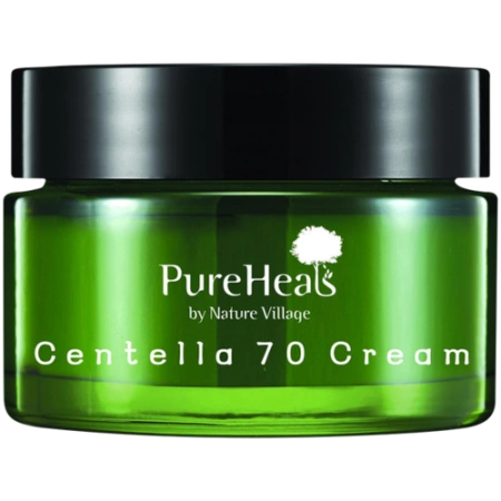 PureHeals Centella 70 Łagodzący krem do twarzy z wąkrotą azjatycką 70% – nawilżenie, ukojenie i regeneracja 50ml