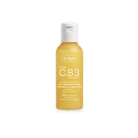 ZIAJA Witamina C.B3 Niacynamid nie-codzienny tonik kwasowy 1% 120 ml