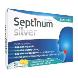 Septinum Silver 24 pastylki do ssania