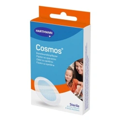 Cosmos plastry na oparzenia 68x43mm 8 sztuk – hydrożelowe plastry na oparzenia łagodzące ból i wspomagające gojenie