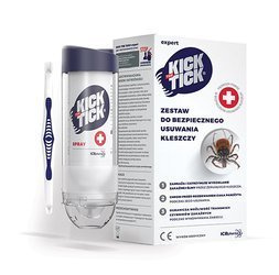 KICK THE TICK EXPERT Zestaw Do Bezpiecznego Usuwania Kleszczy 9 ml