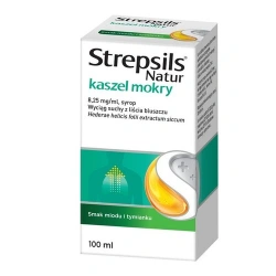 Strepsils Natur kaszel mokry 100 ml – syrop wykrztuśny