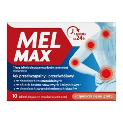 Mel Max 15 mg 10 tabletek