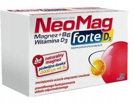 Neomag Forte D3 x 50 tabl.