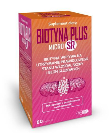 Biotyna Plus microSR 50 kapsułek