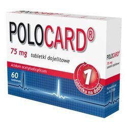 Polocard 75 mg 60 tabletek