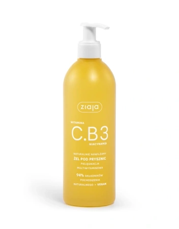 Ziaja Witamina C.B3 Niacynamid Odświeżający żel pod prysznic 400 ml