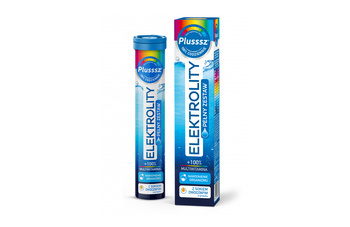 Plusssz Elektrolity + 100% Multiwitamina x 24 tabletek musujących