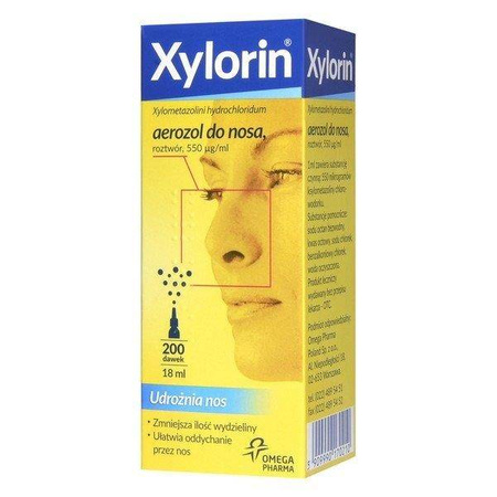 Xylorin aerozol d/nosa 18ml
