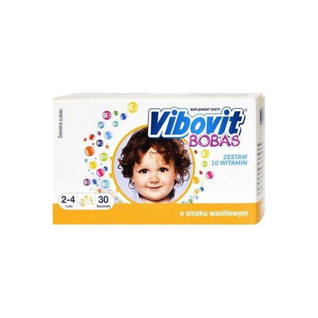 Vibovit Bobas waniliowy 30 saszetek