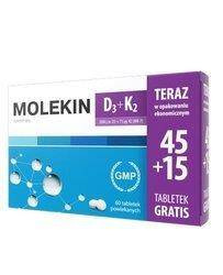 Molekin D3 + K2 x 45 tabl.(+15tabl.)