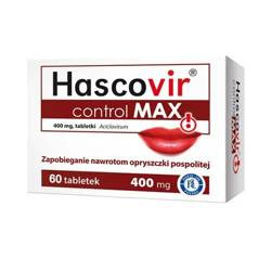 Hascovir control Max 400 mg 60 tabletek