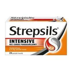 Strepsils Intensive bez cukru pomarańczowy 24 pastylki
