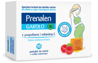 Prenalen Gardło Pastylki x 16 pastyl.