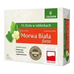 Morwa Biała forte 60 tabletek