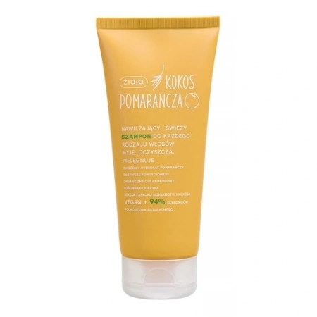 ZIAJA Kokos Pomarańcza Szampon 200 ml