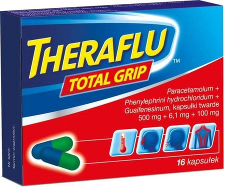 Theraflu Total Grip x 16 kaps. 