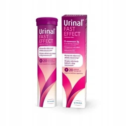 Urinal Fast Effect – suplement diety na drogi moczowe, 20 tabletek musujących