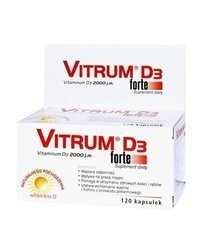 Vitrum D3 Forte 2000j.m. x 120 kaps.