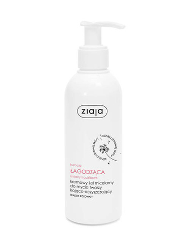 ZIAJA MED Kuracja łagodząca zmiany trądzikowe; kremowy żel micelarny do mycia twarzy 200 ml