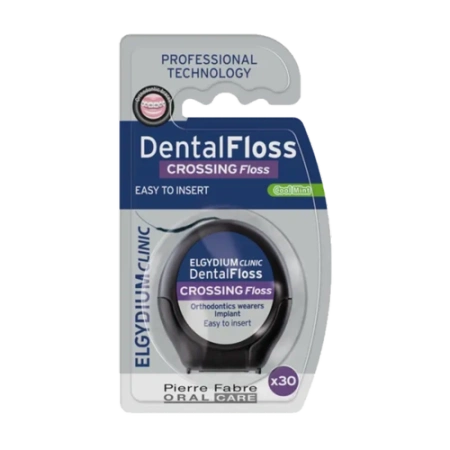 ELGYDIUM CLINIC Dental Floss Crossing Nić dentystyczna 1 szt.