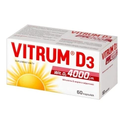 Vitrum D3 4000 j.m, 60 kapsułek