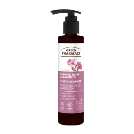 Róża damasceńska + Ceramidy Emulsja do mycia twarzy 150ml