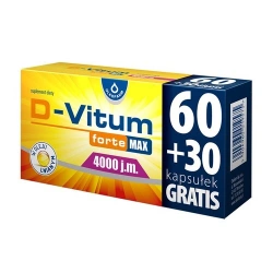 D-Vitum forte Max 4000 j.m. 90 kapsułek
