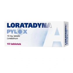 Loratadyna Pylox 10 tabletek