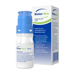 Biolan Max krople do oczu 10 ml – intensywne nawilżenie i ochrona oczu