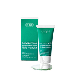 ZIAJA Liście manuka Krem mikrozłuszczający z kwasem migdałowym na noc  50 ml
