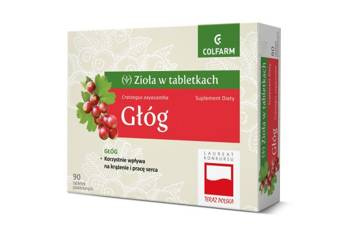 Głóg 90 tabletek  Colfarm