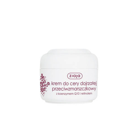 ZIAJA Krem do cery dojrzałej przeciwzmarszczkowy z koenzym Q10 i retinolem 50 ml