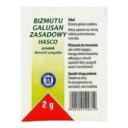 Dermatol (Bizmutu galusan zasadowy) 2g Hasco